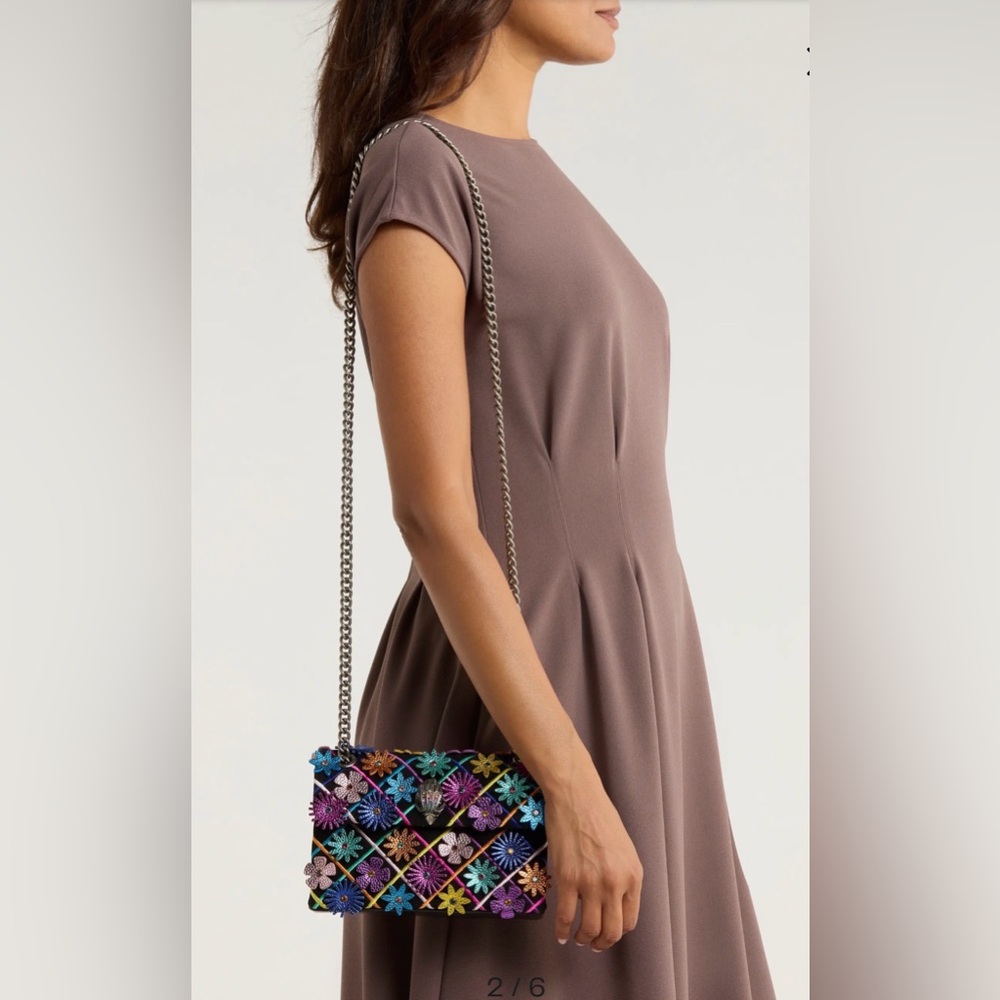 SPRING 26’ KURT GEIGER LONDON Mini Kensington Flowers Crossbody AlexanderMcQueen - Picture 13 of 13